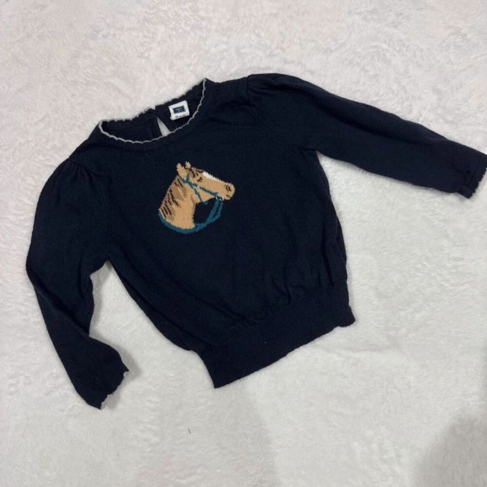 Janie and Jack Horse Sweater | 18-24M